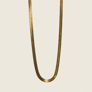 waterproof necklace gold snake chain