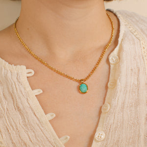 Clara Turquoise Pendant Necklace