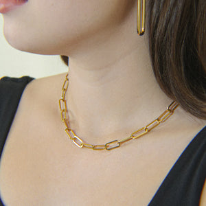 Daniela Paperclip Chain Necklace