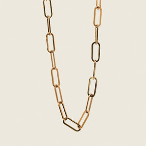 Daniela Paperclip Chain Necklace